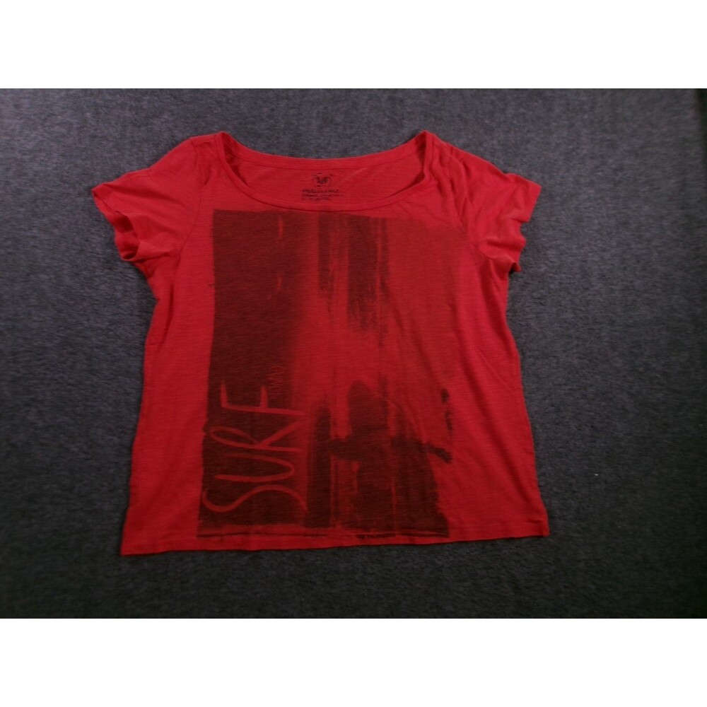 American Eagle Top Women Extra Large Red Surf Causal Beach Summer Collection 11